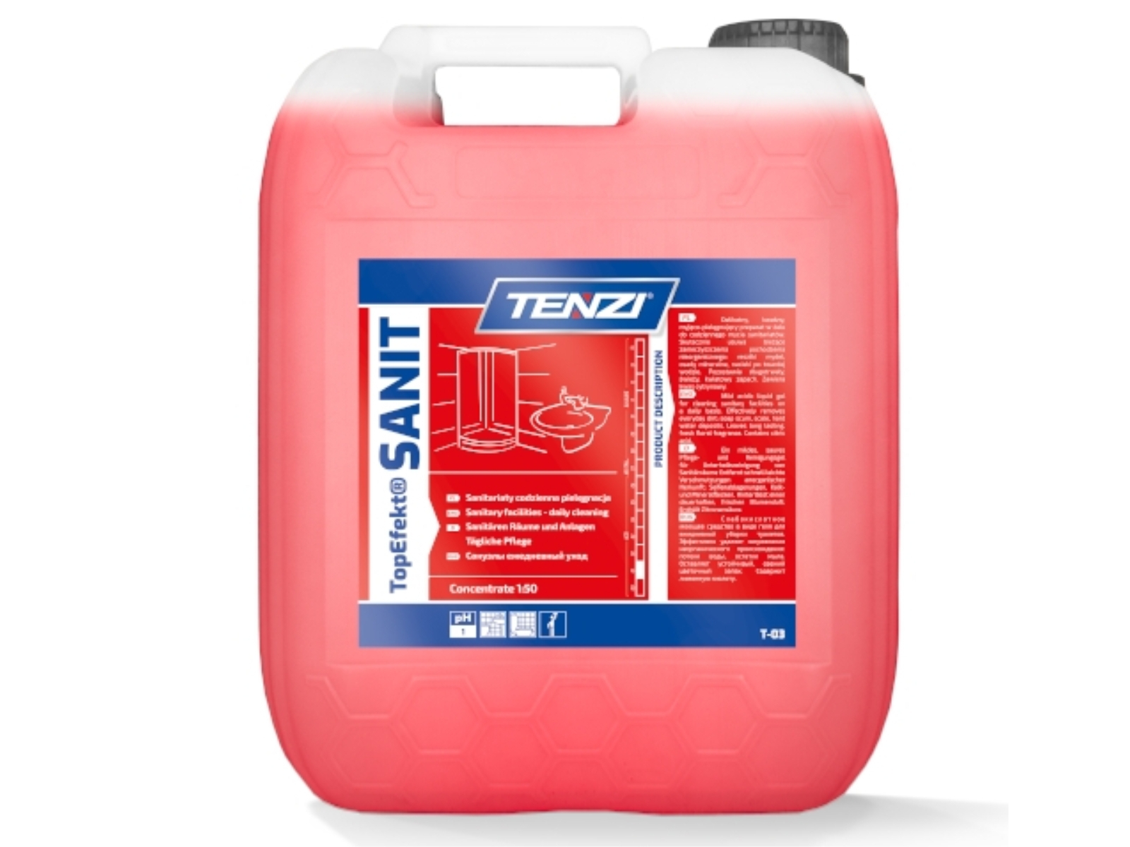 Top Efekt SANIT Tenzi T03 10l Do toalet i łazienki